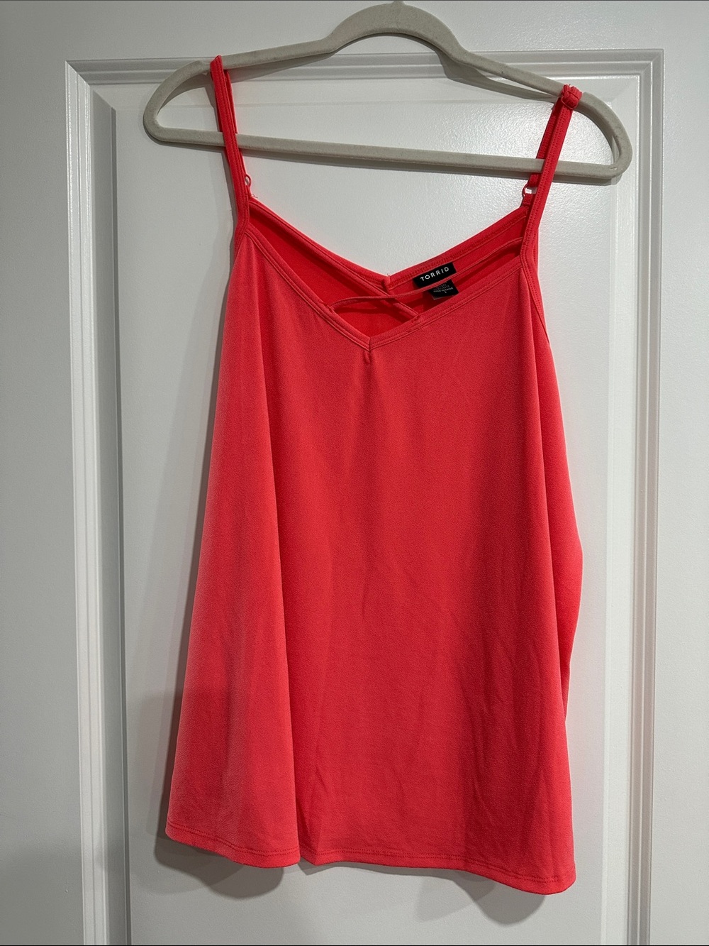 torrid Coral-Red Spaghetti-Strap Cami